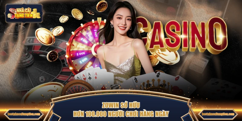 ZOWIN sở hữu hơn 100.000 người chơi hằng ngày